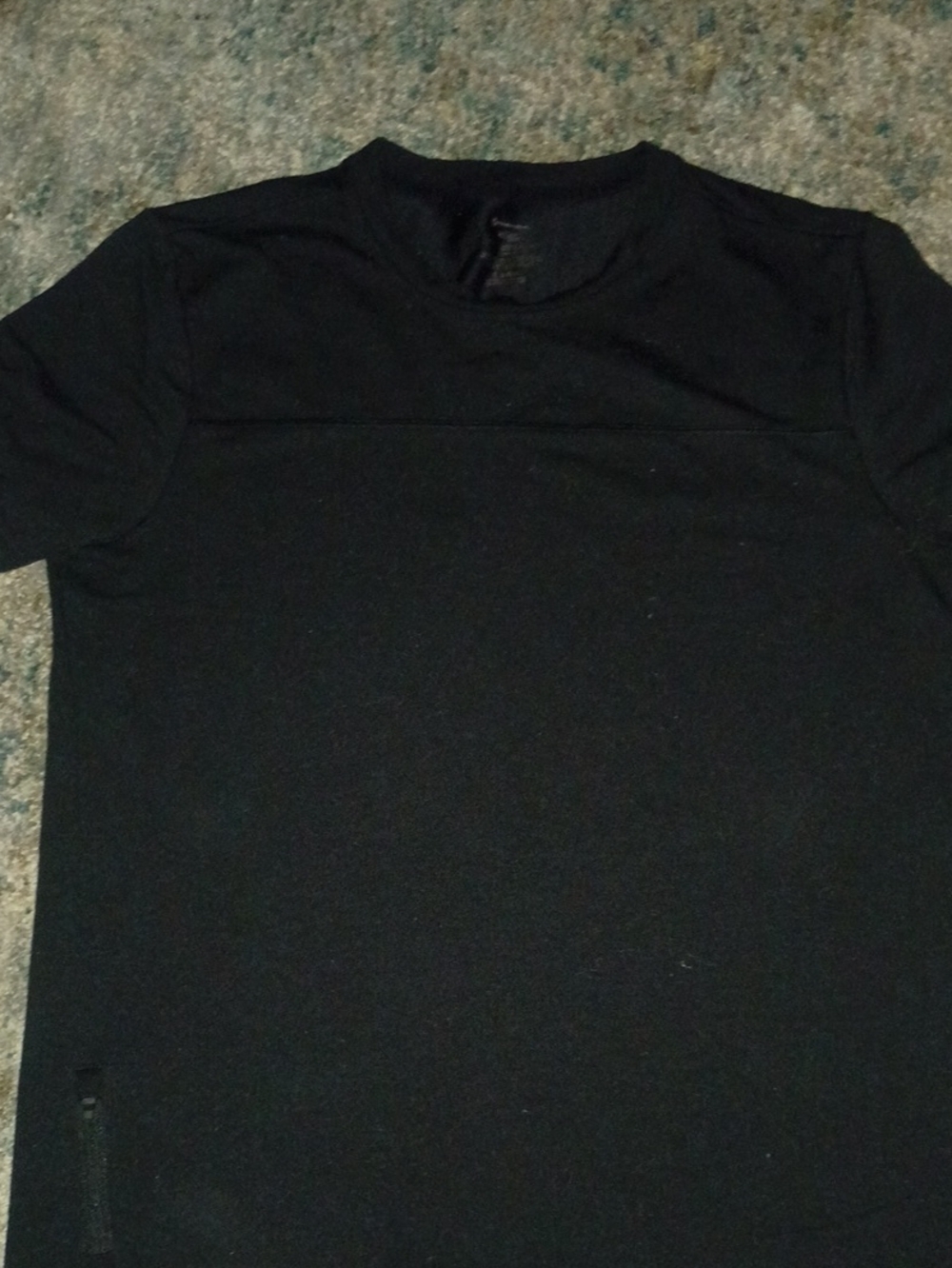 Men's Short Sleeve Crew Neck Shirt - Black